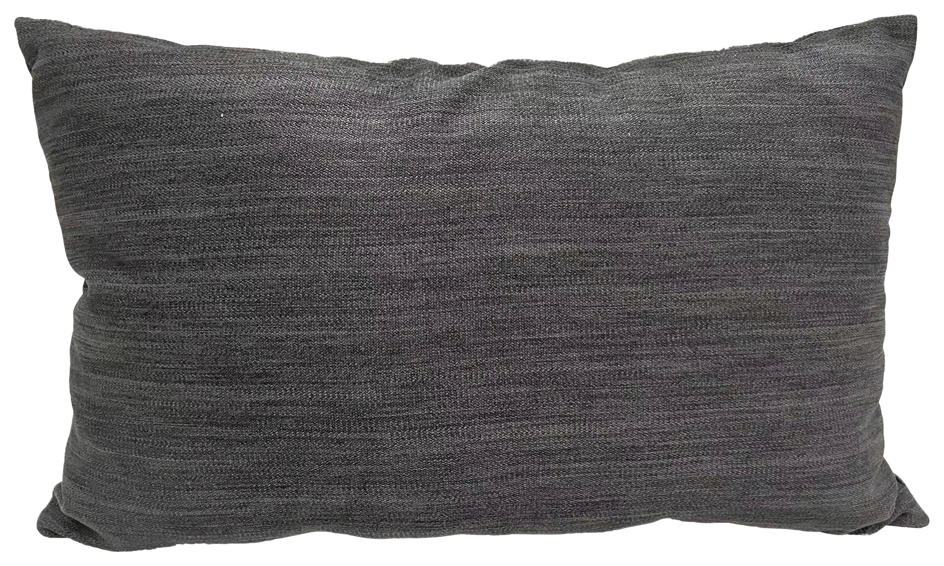 Zierkissen Carmina 50x70 cm Polyester Schwarz/Braun + Zipp - Schwarz/Braun, ROMANTIK / LANDHAUS, Textil (50/70cm) - James Wood