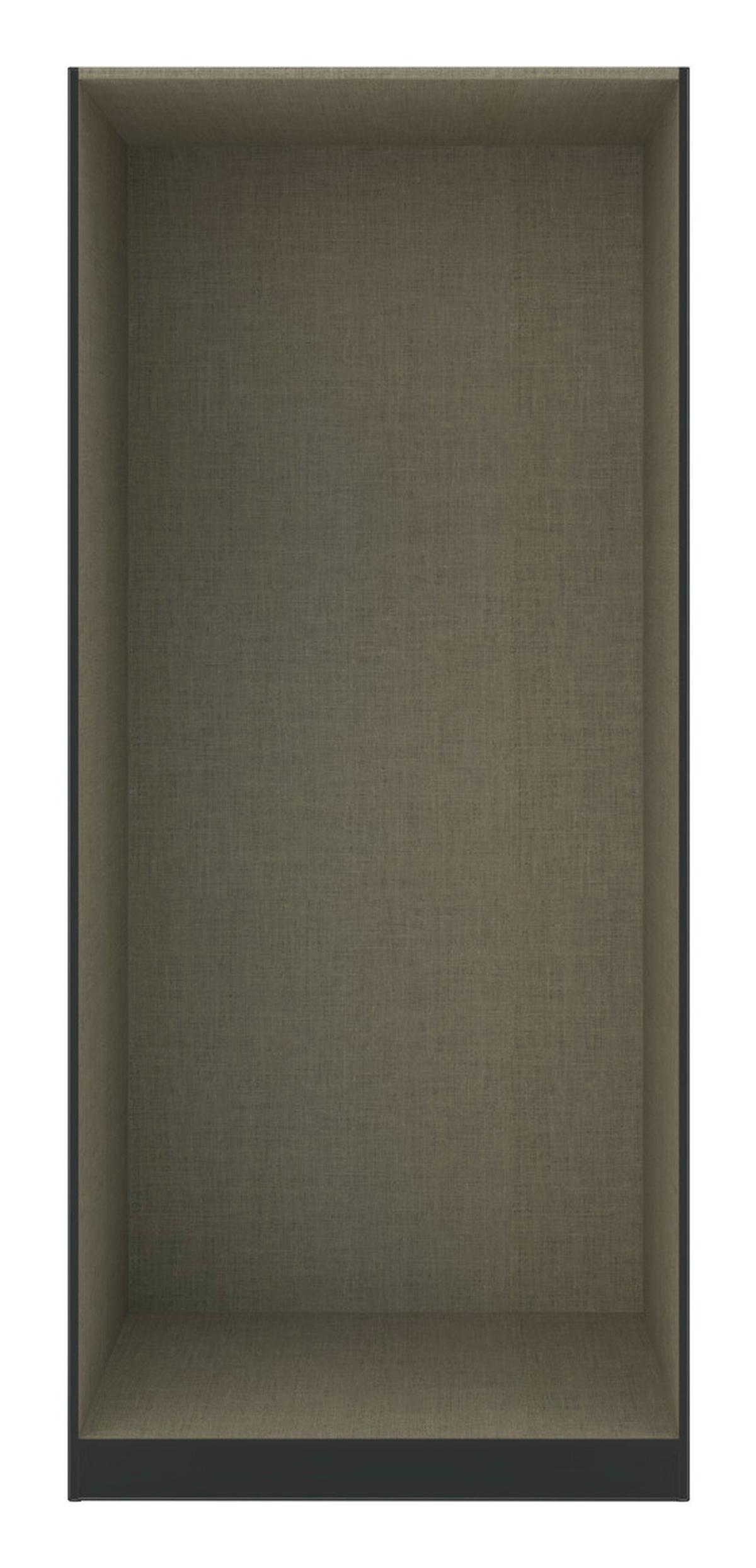KORPUS ŠATNÍ SKŘÍNĚ UNIT - antracitová, Moderní, kompozitní dřevo (91,1/210/56,5cm) - Ondega