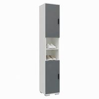 SKRINKA NA TOPÁNKY GADOS - čierna/biela, Design, kov/kompozitné drevo (30/178/33cm) - MID.YOU