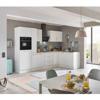 Eckküche Turin Weiß/Eiche Dekor 300x165 cm - Weiß/Eiche Artisan, Basics, Holzwerkstoff (300/165cm) - MID.YOU