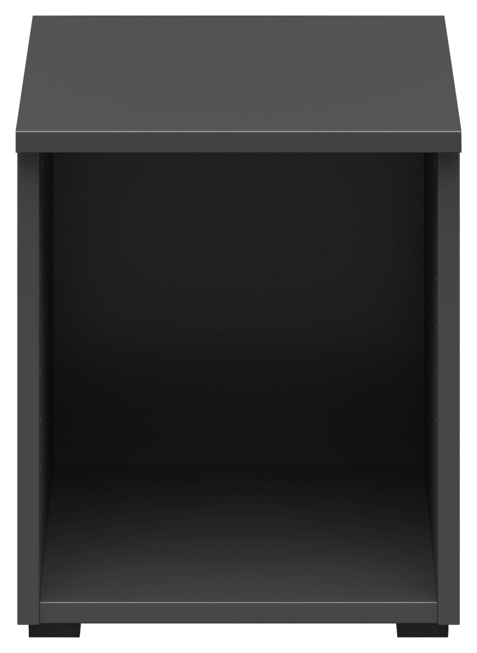 Felsőpolc Cabinet - grafitszürke, Modern, faalapú anyag (30/35/40cm)