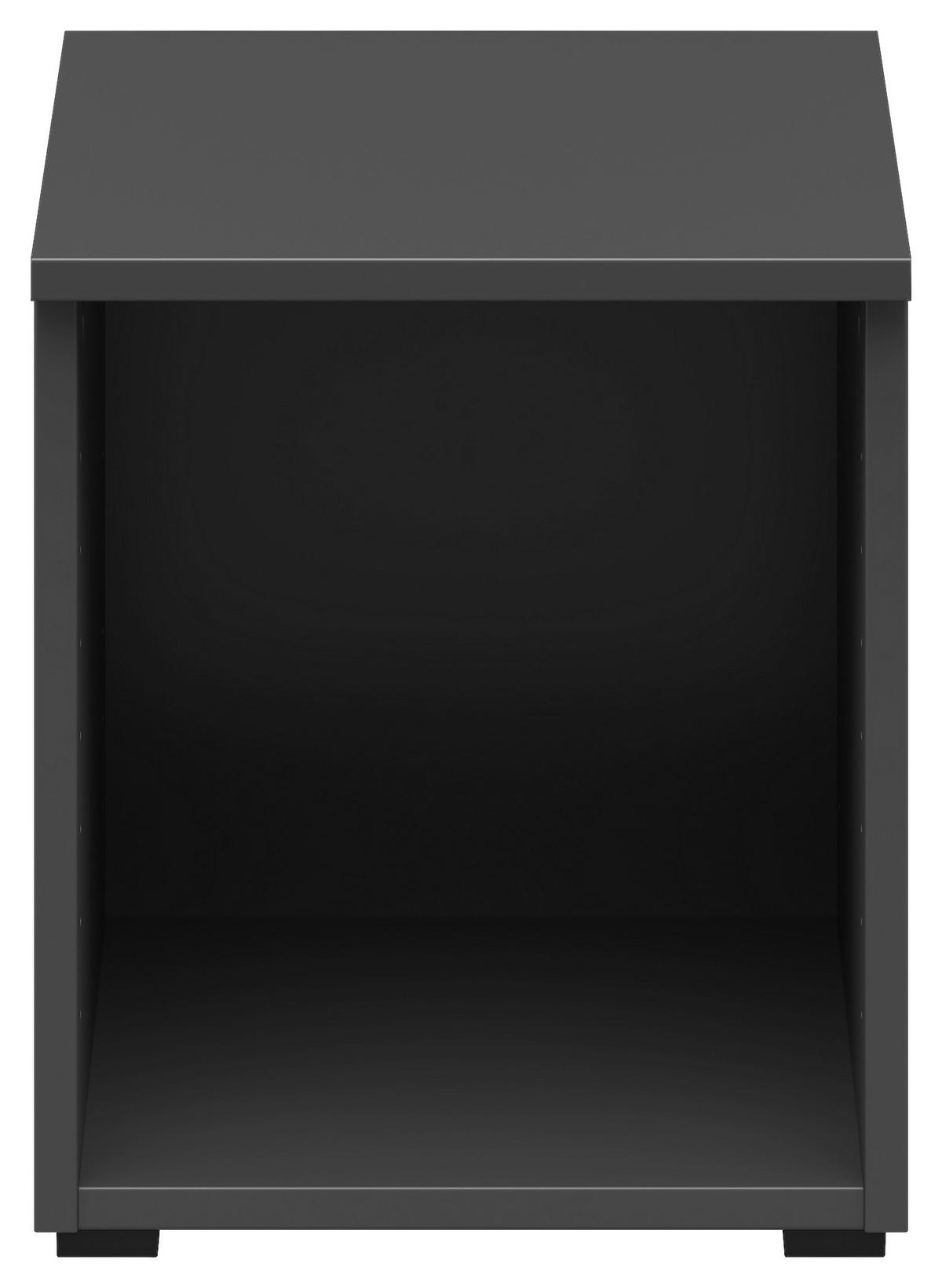 Felsőpolc Cabinet - grafitszürke, Modern, faalapú anyag (30/35/40cm)