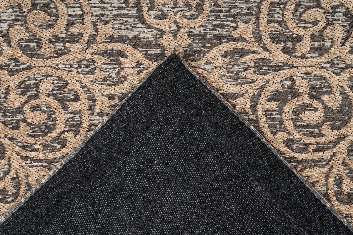 Flachwebeteppich Davio 100 - Beige, KONVENTIONELL, Textil (160/230cm)