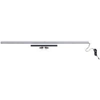 Kleiderstange Unit L: 87,1 Cm Alufarben Mit Led-Beleuchtung - Alufarben, MODERN, Metall (87,1cm) - Ondega