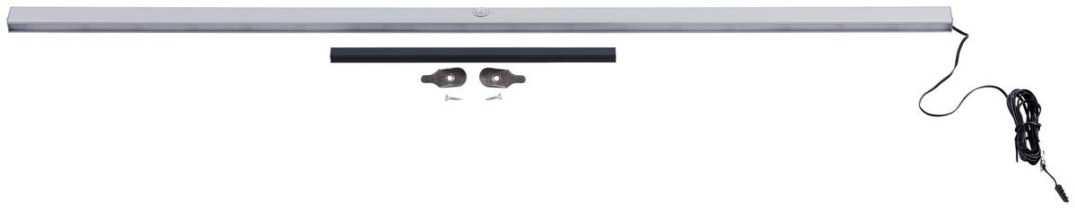 Kleiderstange Unit L: 87,1 Cm Alufarben Mit Led-Beleuchtung - Alufarben, MODERN, Metall (87,1cm) - Ondega