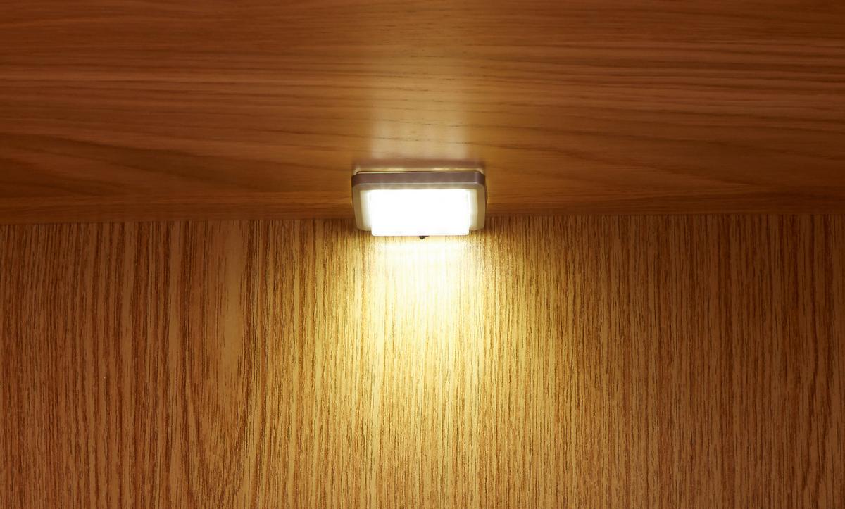 Unterbauleuchte Quattro, 1-Fach - Chromfarben, MODERN, Kunststoff