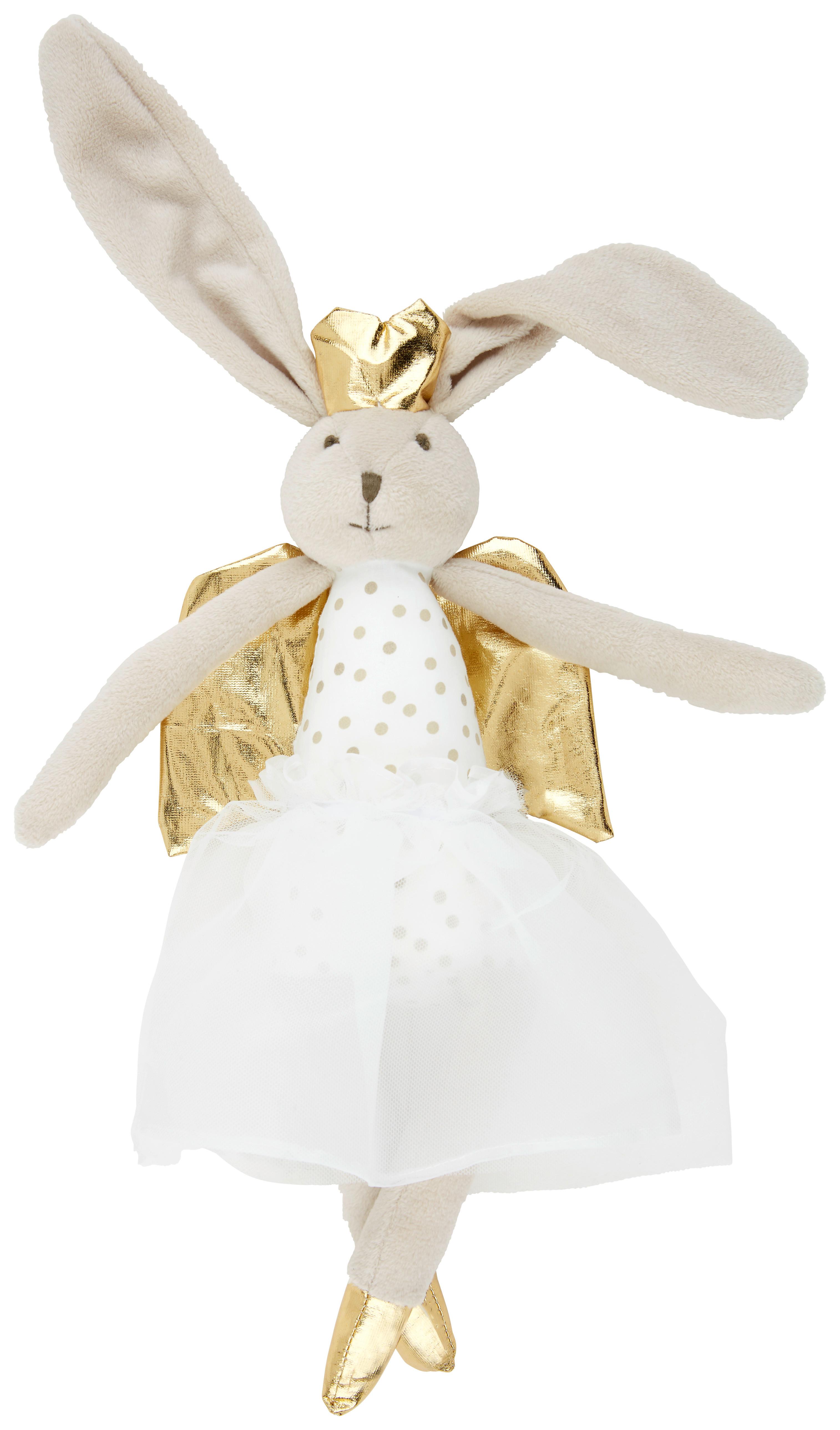Zvířátko Plyšové Angelina 36 Cm - bílá, textil (36cm) - Modern Living