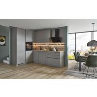 Eckküche Las Vegas - Taupe/Eichefarben, Basics, Holzwerkstoff (190/281cm) - Vertico