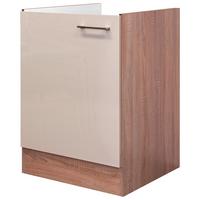 Spülenschrank Nepal  B: 50 cm Kaschmir/Eiche Dekor - Kaschmir/Sonoma Eiche, MODERN, Holzwerkstoff (50/82/57cm) - FlexWell