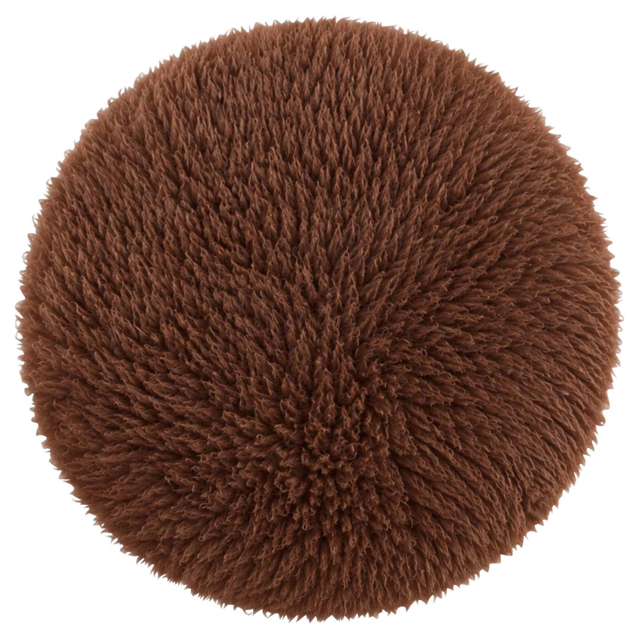 Ülőpárna Trelleborg Átm. Kb. 40cm - sötétbarna, Romantik / Landhaus, textil (40/2cm) - James Wood