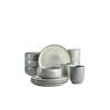 Frühstücksservice Livio 4 Personen Geschirr Set - Grün, Basics, Keramik - Mäser