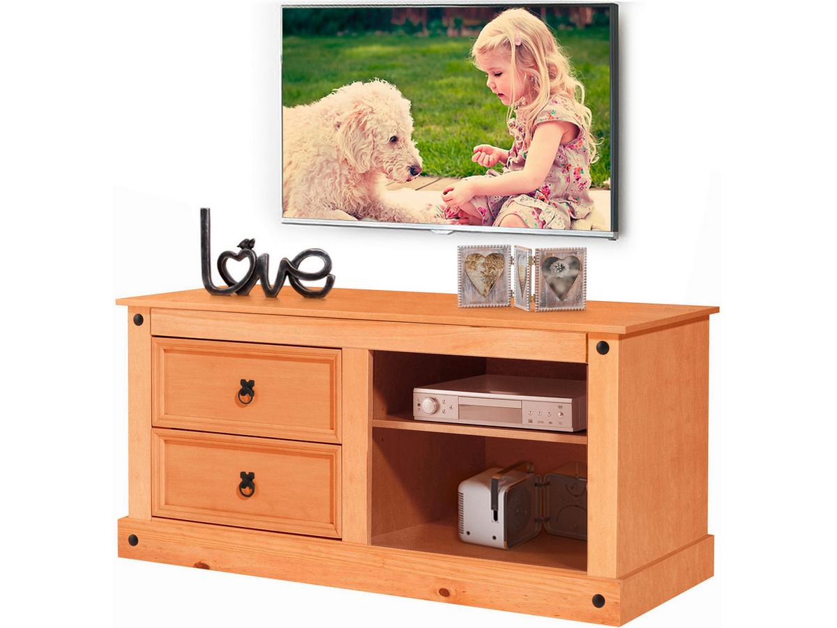 Lowboard Mexico Naturfarben B: 120 cm - Naturfarben, Design, Holzwerkstoff (120/57/50cm) - MID.YOU