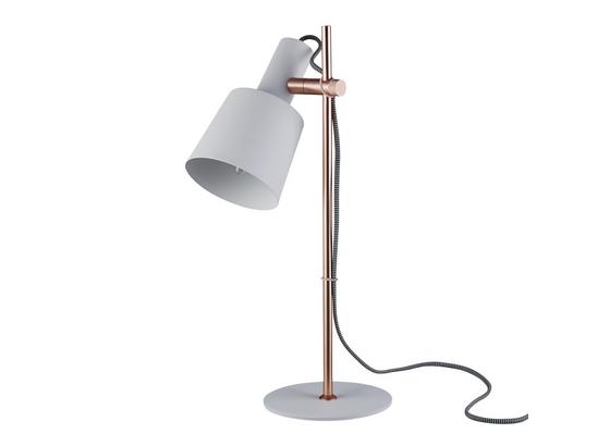 Stolová Lampa Emilia - medená/biela, Moderný, kov (22/16/46cm) - Modern Living Stolová Lampa Emilia - medená/biela, Moderný, kov (22/16/46cm) - Modern Living