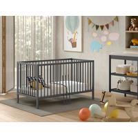 Kinder-/juniorbett Dino - Anthrazit, MODERN, Holz (70/140cm) - MID.YOU