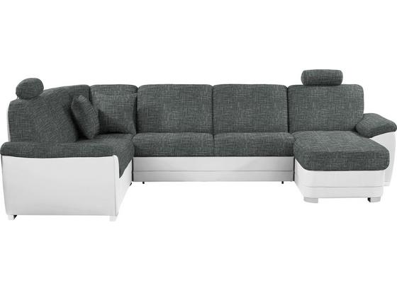 Wohnlandschaft in U-Form Sava 212x329x153 cm - Silberfarben/Weiß, MODERN, Karton/Holz (212/329/153cm) Wohnlandschaft in U-Form Sava 212x329x153 cm - Silberfarben/Weiß, MODERN, Karton/Holz (212/329/153cm)