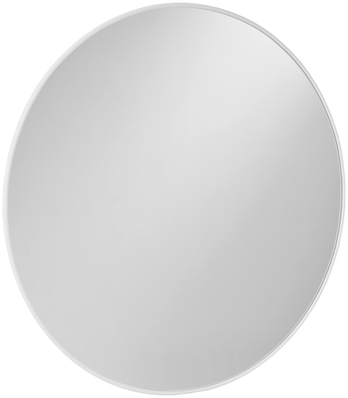 Spiegel Round Ii Weiß Ø 45 Cm - Weiß, Trend, Glas (45/45/0,9cm)