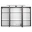 Spiegelschrank Belluno B:100 cm Graphit - Graphitfarben, Basics, Glas/Holzwerkstoff (100/64/20cm) Spiegelschrank Belluno B:100 cm Graphit - Graphitfarben, Basics, Glas/Holzwerkstoff (100/64/20cm)
