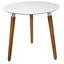 Esstisch Scandi Ø 80 cm Weiß - Braun/Weiß, MODERN, Holz/Holzwerkstoff (80/74cm) - Ombra Esstisch Scandi Ø 80 cm Weiß - Braun/Weiß, MODERN, Holz/Holzwerkstoff (80/74cm) - Ombra