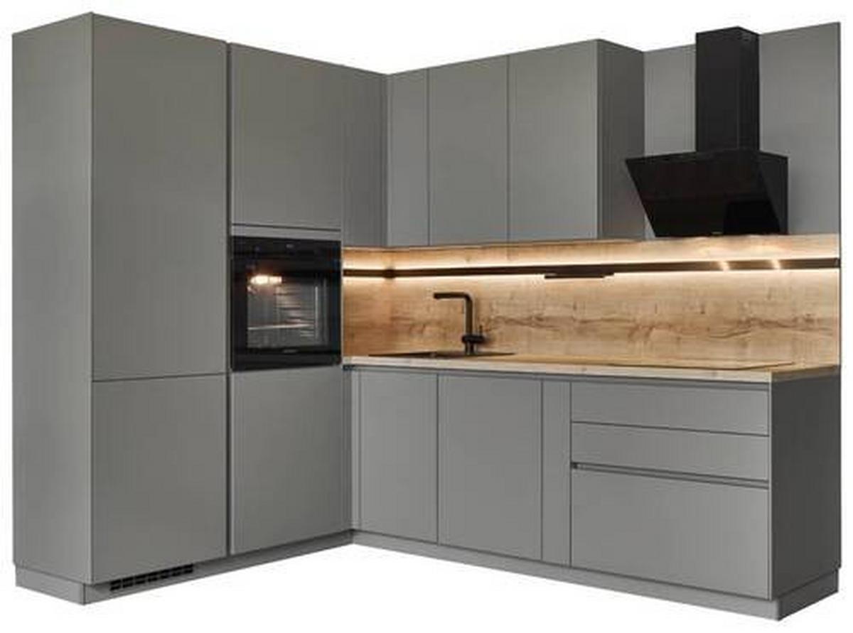 Eckküche Las Vegas - Basics, Holzwerkstoff (190/281cm) - Vertico