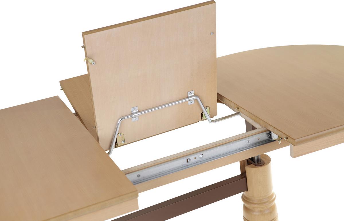 Couchtisch Höhenverstellbar + Ausziehbar Ramsau, Buchefarben - Buchefarben, Design, Holz/Holzwerkstoff (120-160/75/56-72cm) - MID.YOU