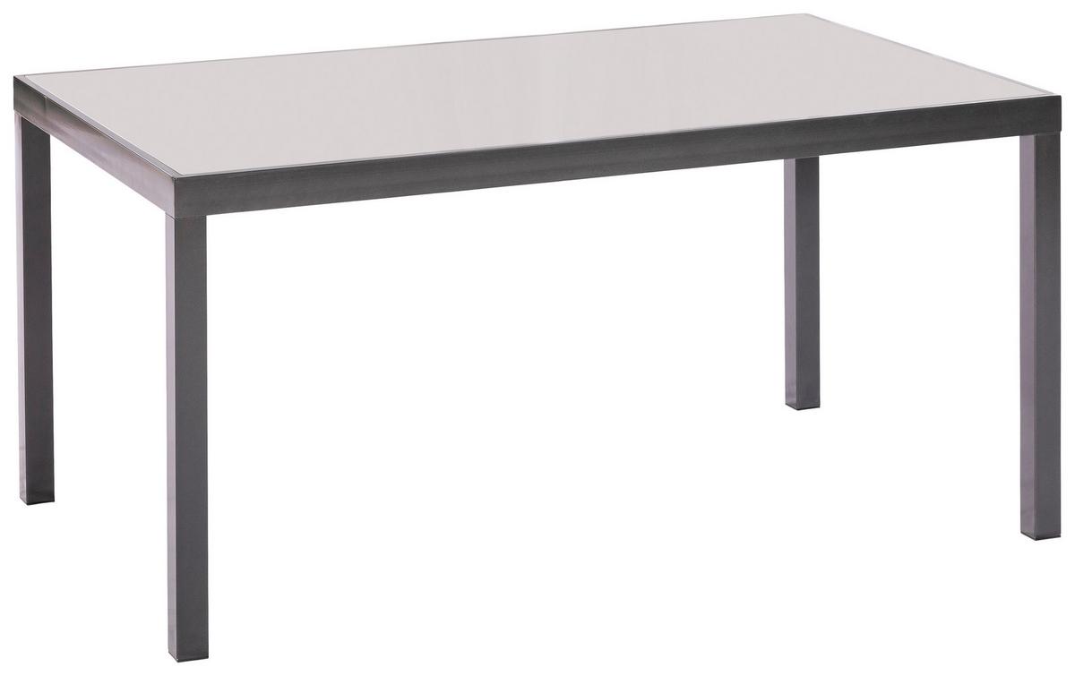 Gartenset Marini - Graphitfarben/Grau, MODERN, Textil/Metall - Gardenson