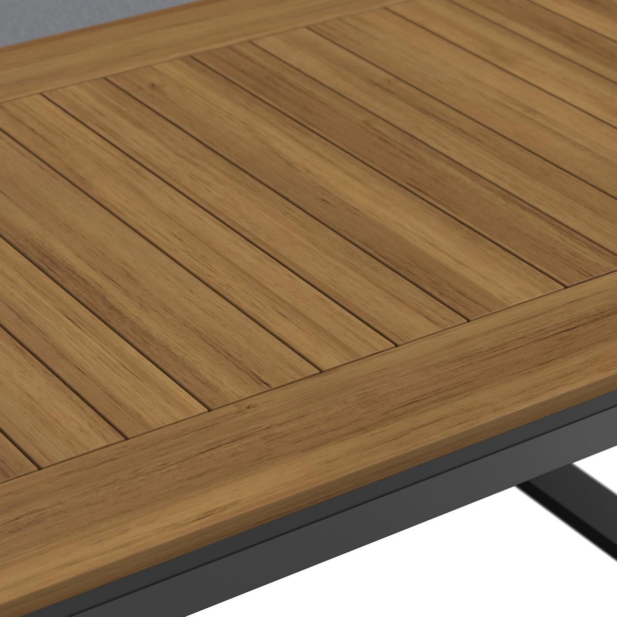 JÍDELNÍ TERASOVÁ SOUPRAVA EMMA - tmavě šedá/přírodní barvy, Moderní, kov/textil - Bessagi Garden