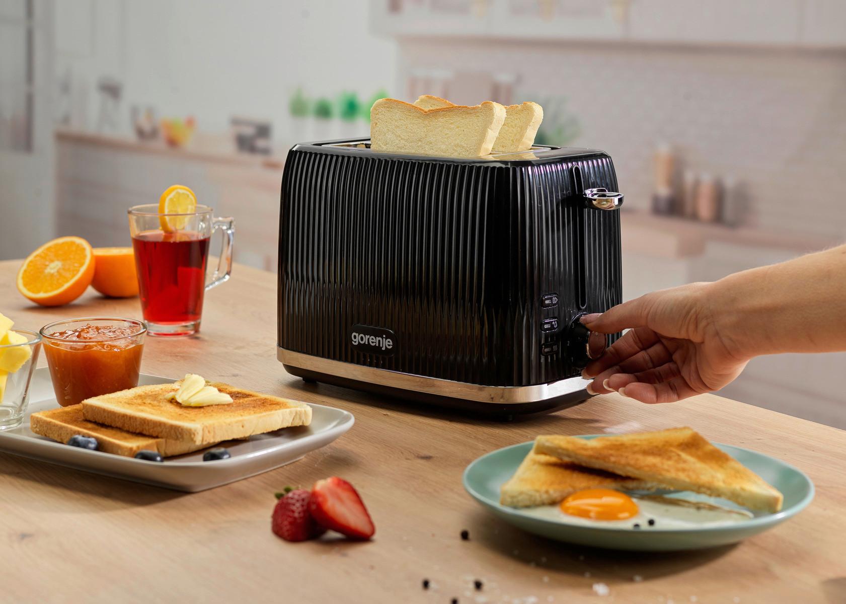 Toaster T850DPB - Basics, Kunststoff/Metall (20,4/24/17,4cm) - Gorenje