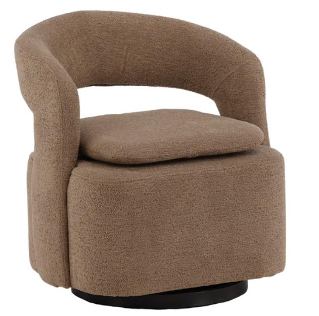 SESSEL Swive Beige B: 69cm - Beige, Design, Textil/Metall (69/75/72cm) - Best Price