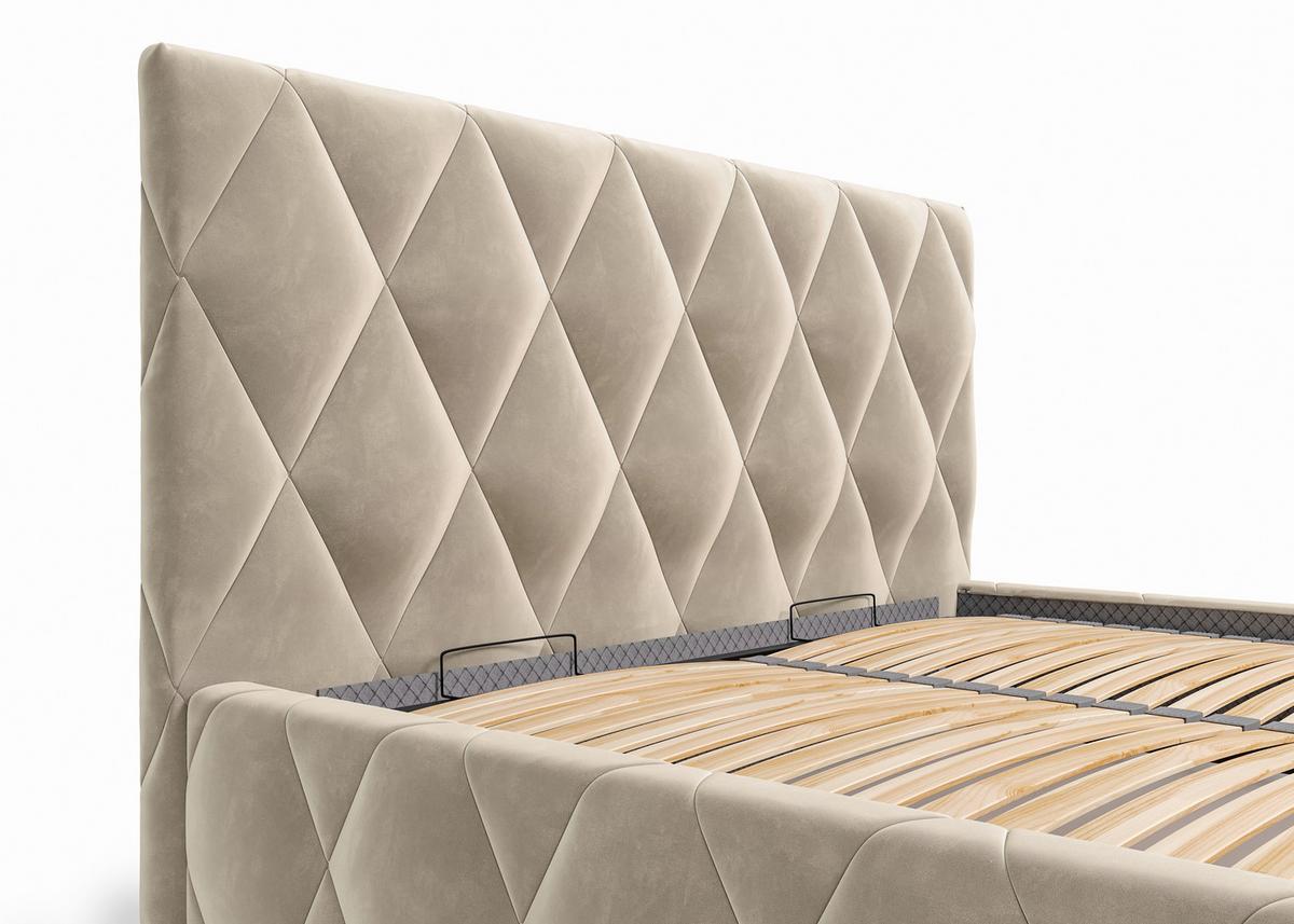 Polsterbett Trivio 180x200 Cm Creme - Creme, MODERN, Holz/Holzwerkstoff (180/200cm) - MID.YOU