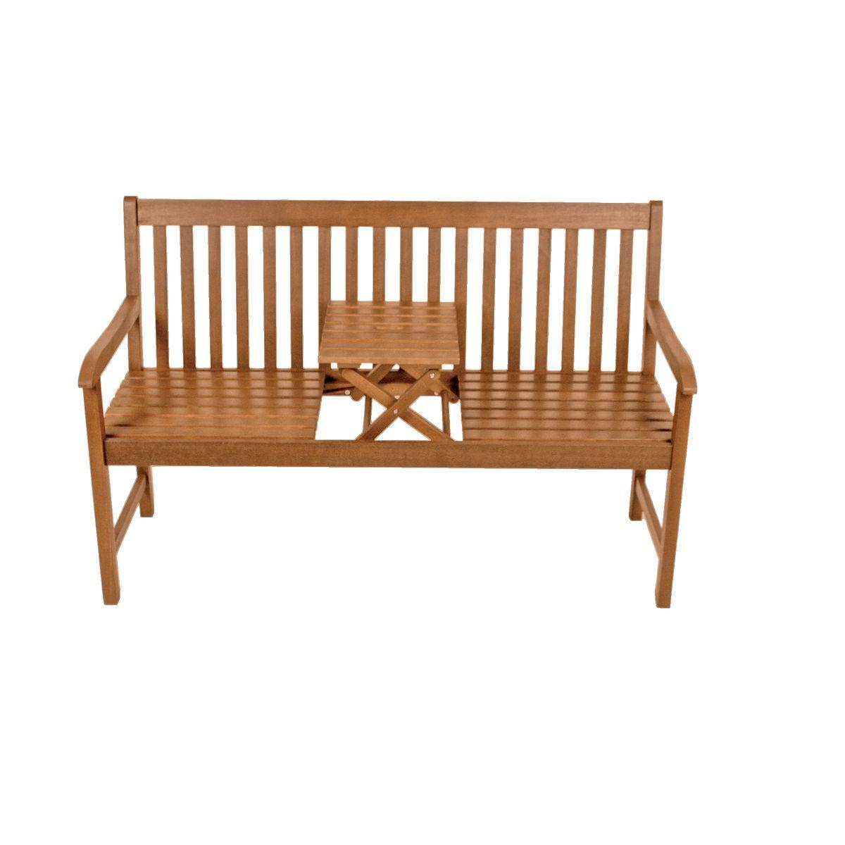 Gartenbank Holz Padang Padang - Braun, Basics, Holz (144/89/65cm)