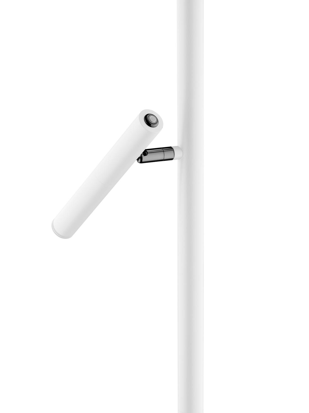 LED-Stehleuchte 60534/2-07 - Weiß, Basics, Kunststoff/Metall (20/163cm) - Hell