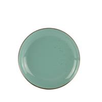 DEZERTNÍ TALÍŘEK CAPRI - zelená, Moderní, keramika (22/3,2cm) - Mömax