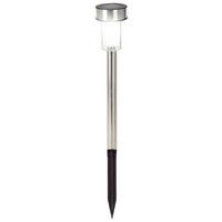 Solární světlo Bilo, V: ca 36cm, ušlecht.ocel - černá, Basics, kov/plast (4,8/4,8/36,5cm) - Mömax