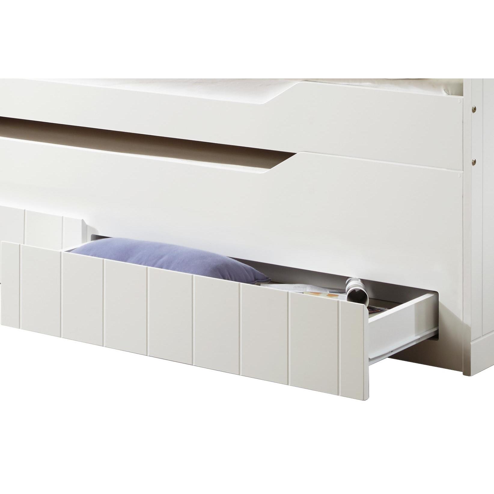 Stauraumbett als ideales Gästebett im Jugendzimmer