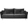 2-sitzer-sofa Mit Schlaffunktion Empoli B: 235cm - Goldfarben/Grau, Basics, Textil (235/96/104cm) - MID.YOU