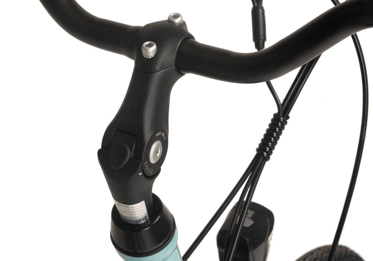 Elektrofahrrad E-citybike Hollandia, Mintgrün, 28 Zoll - Mintgrün, Basics, Metall (21/116/188cm)