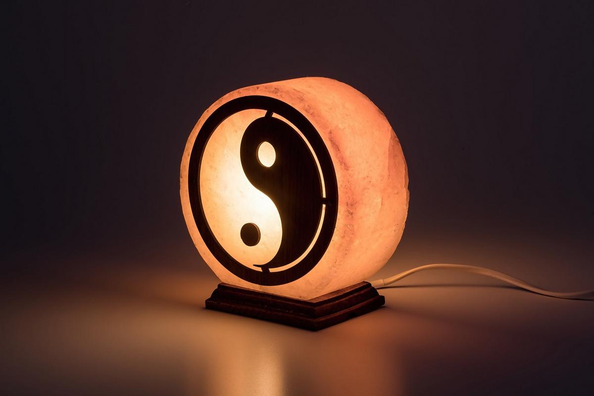 Sólámpa Harmio - barna/narancs, Basics, kő (16.5cm)