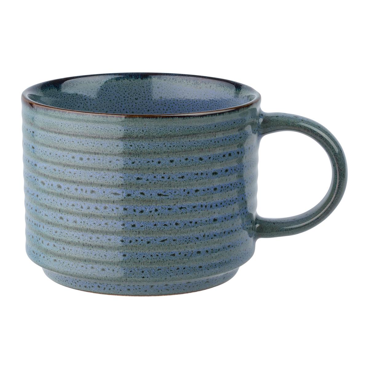 Sada šálok MOODY - svetlomodrá/biela, Konventionell, keramika (9,4/7,3cm) - Mömax