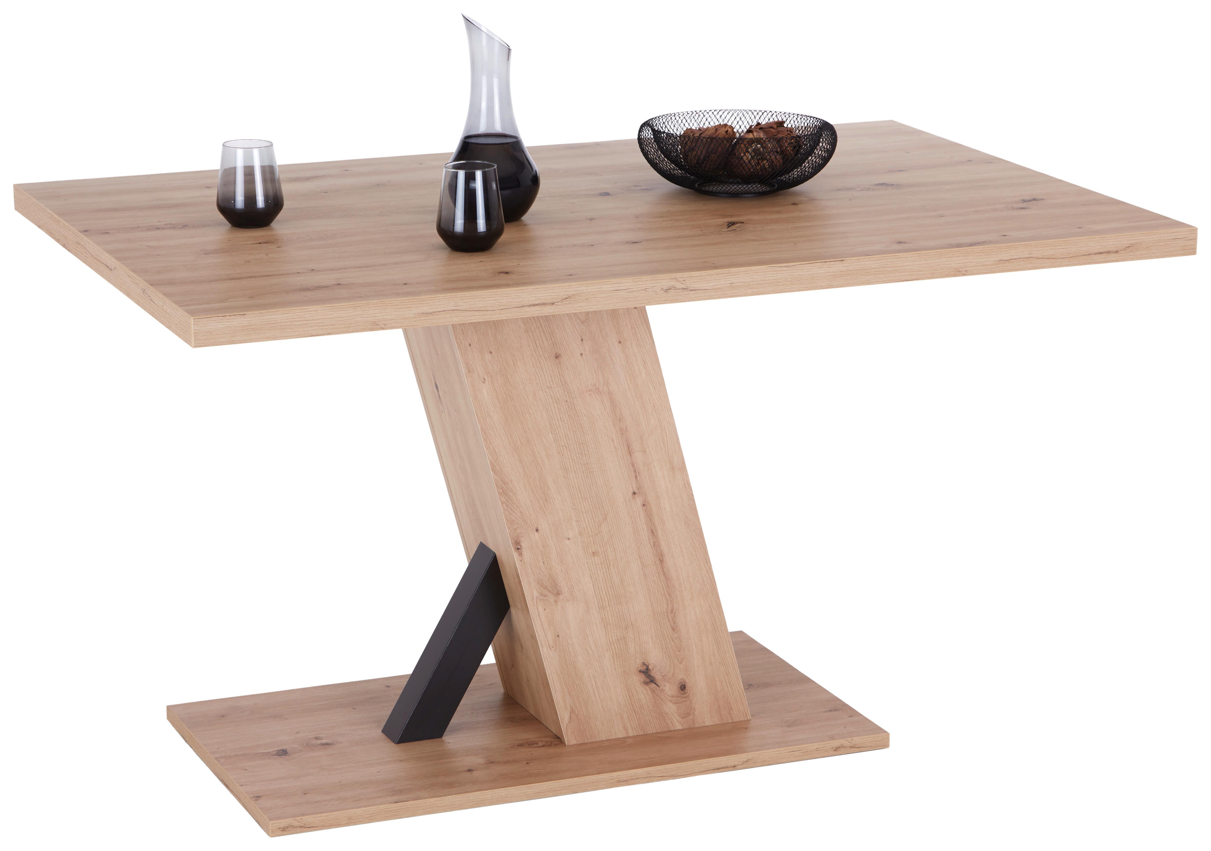 Esstisch Severin 138x90 Cm Eichefarben - Eichefarben, MODERN, Holzwerkstoff (138/76/90cm)