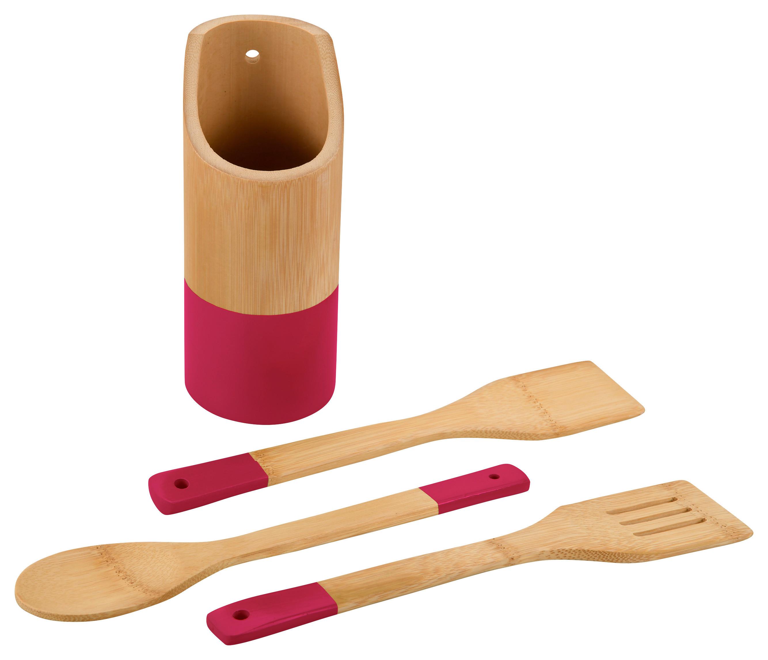 Küchenhelferset 81163 - Hellbraun/Beere, Basics, Holz (9/9/30cm) - Kesper