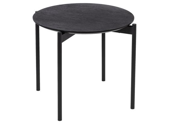 Beistelltisch Isa D: 50 cm Schwarz - Schwarz, KONVENTIONELL, Holz/Metall (50/50/45cm) - Livetastic Beistelltisch Isa D: 50 cm Schwarz - Schwarz, KONVENTIONELL, Holz/Metall (50/50/45cm) - Livetastic