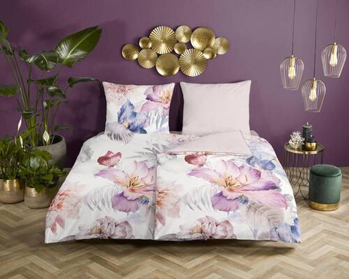 Wendebettwäsche Caen Multicolor 155x220 cm - Multicolor, Natur, Textil (155/220cm)