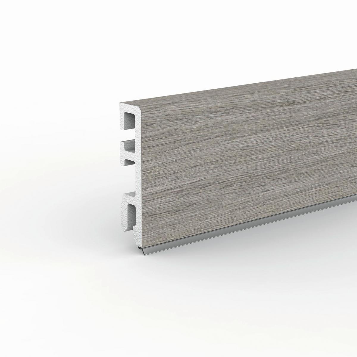 Sockelleiste Doellken Cubica60 Bödmeren - Braun, Basics, Kunststoff (250/1.3/6cm)