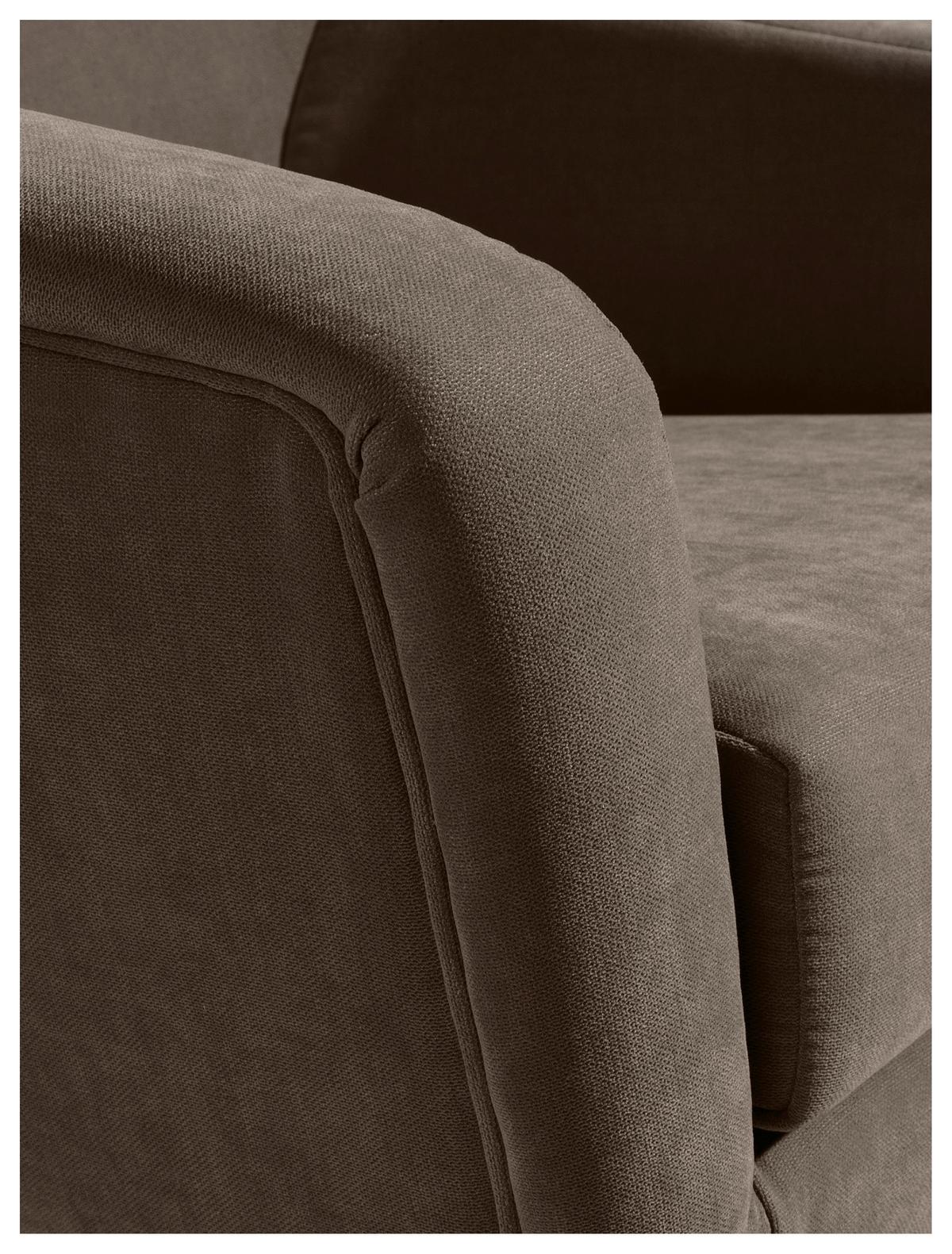 Polstersessel Mit Armlehnen Alegro Velours Sahara - Buchefarben/Sahara, Design, Textil (67/81/71cm) - Max Winzer