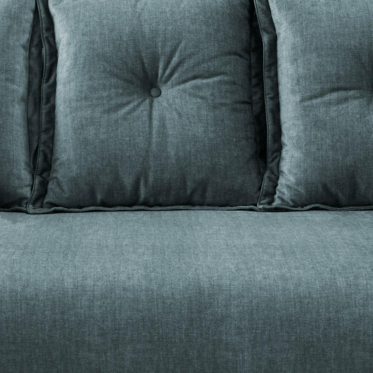 2,5-sitzer-sofa Baggio Mit Kissen Blau/grün - Blau/Multicolor, MODERN, Holz/Textil (196/94/103cm) - Livetastic