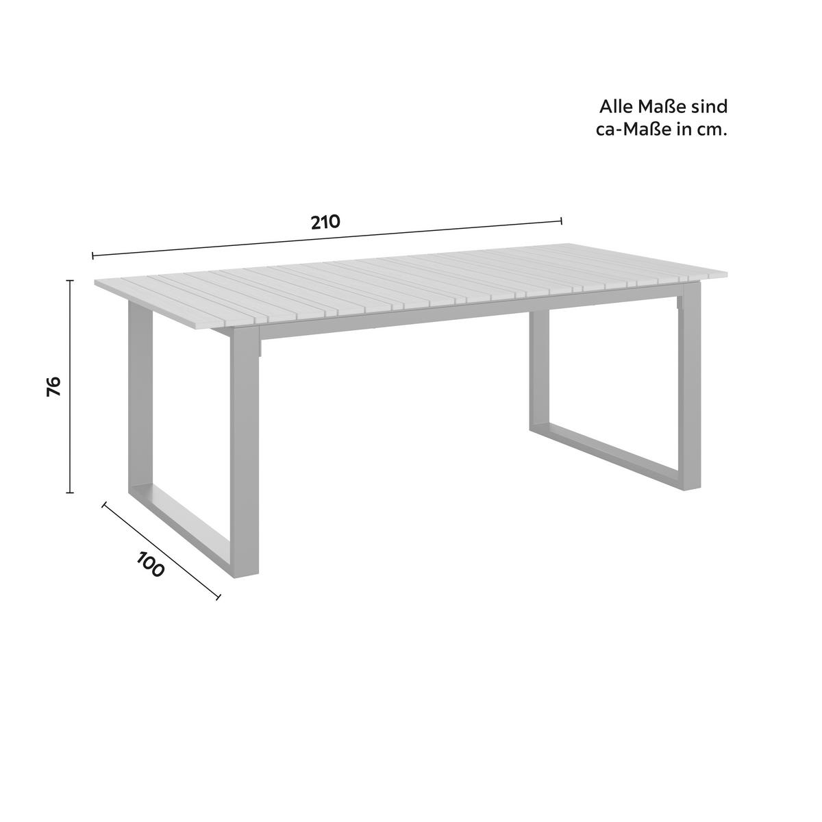 Záhradní souprava HELEN - šedá/barvy teak, Moderní, kov/textil (330/198/88cm) - Bessagi Garden