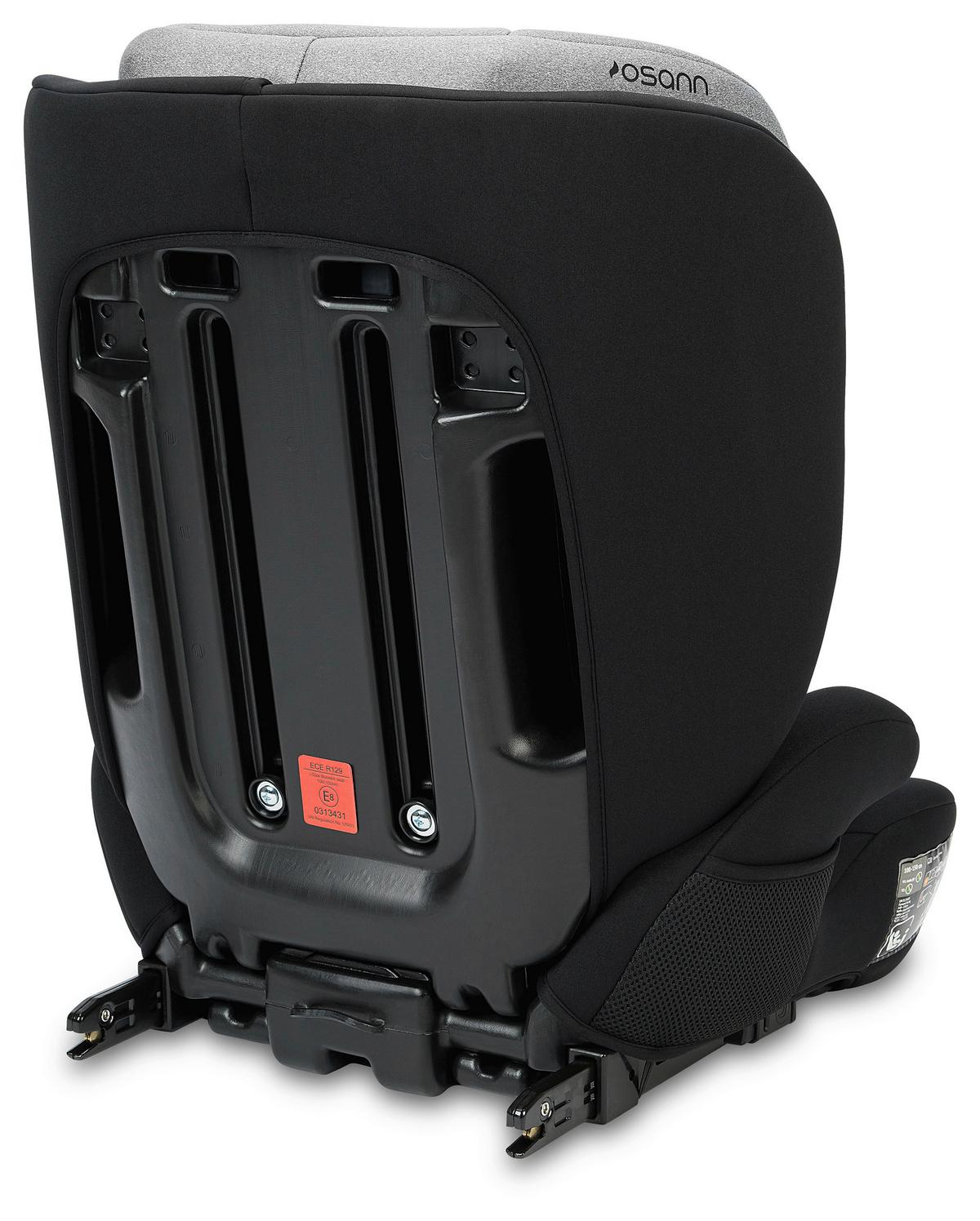 Kinderautositz Musca Isofix - Hellgrau/Schwarz, Basics, Kunststoff/Textil (44/55/43cm) - Osann