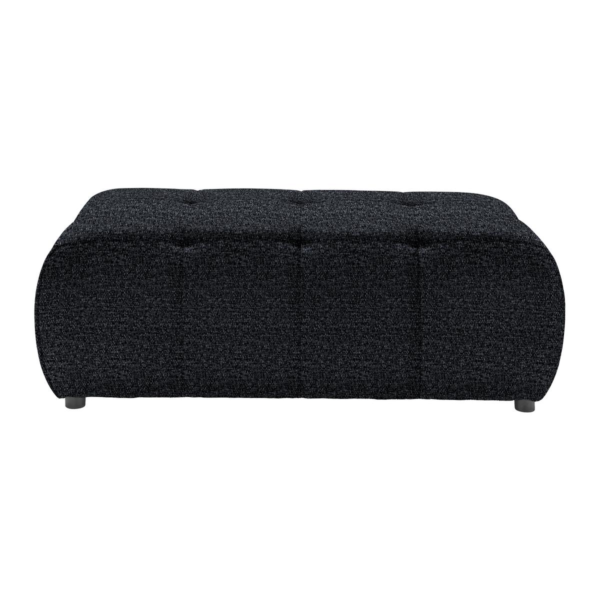 Taburet SOFI, tmavě šedá - černá/tmavě šedá, Moderní, textil (128/48/70cm) - Premium Living
