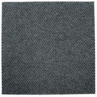 Teppichfliese Grau Calypso 50x50 cm Florhöhe 4,2 mm - Grau, Basics, Textil (50/50cm)