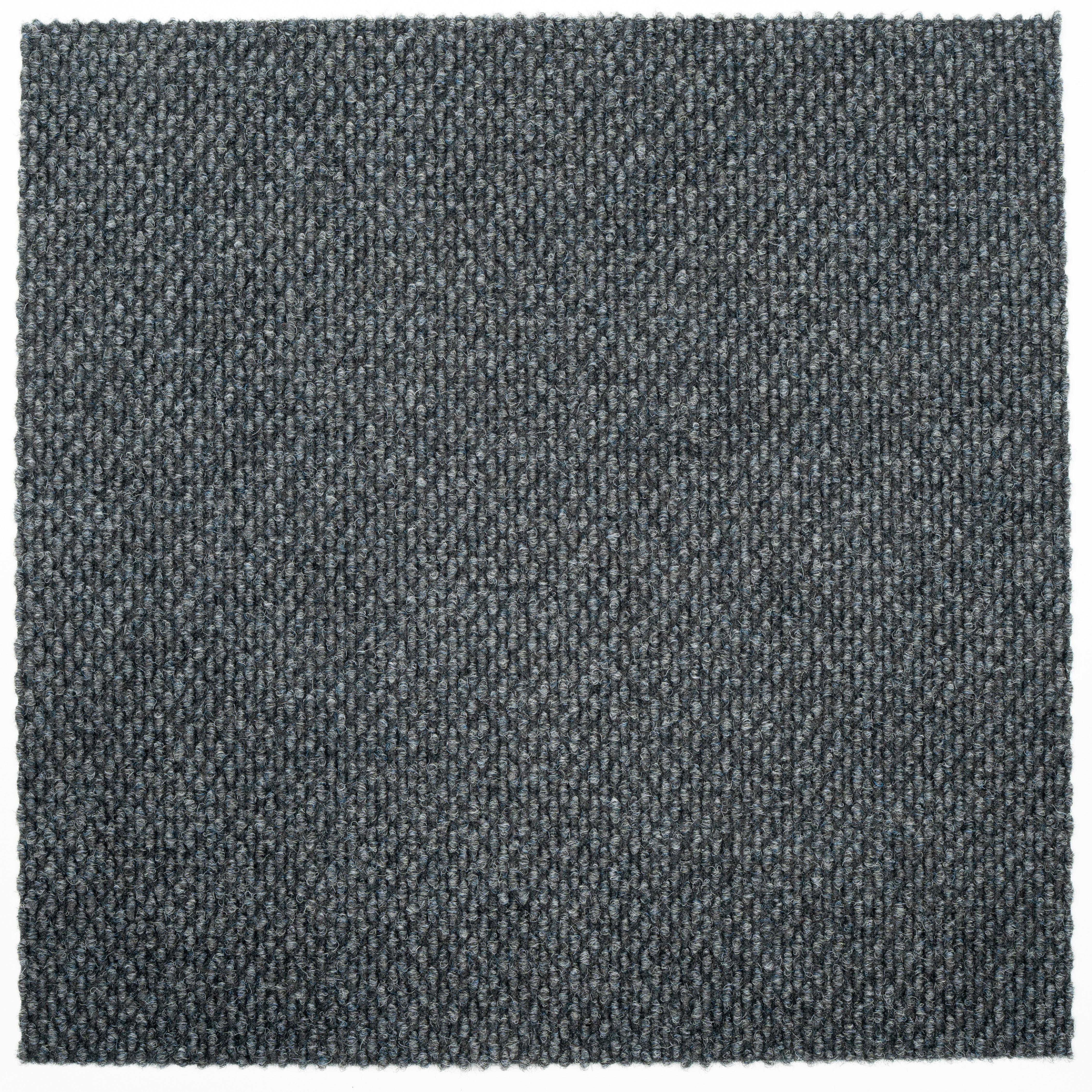 Teppichfliese Grau Calypso 50x50 cm Florhöhe 4,2 mm